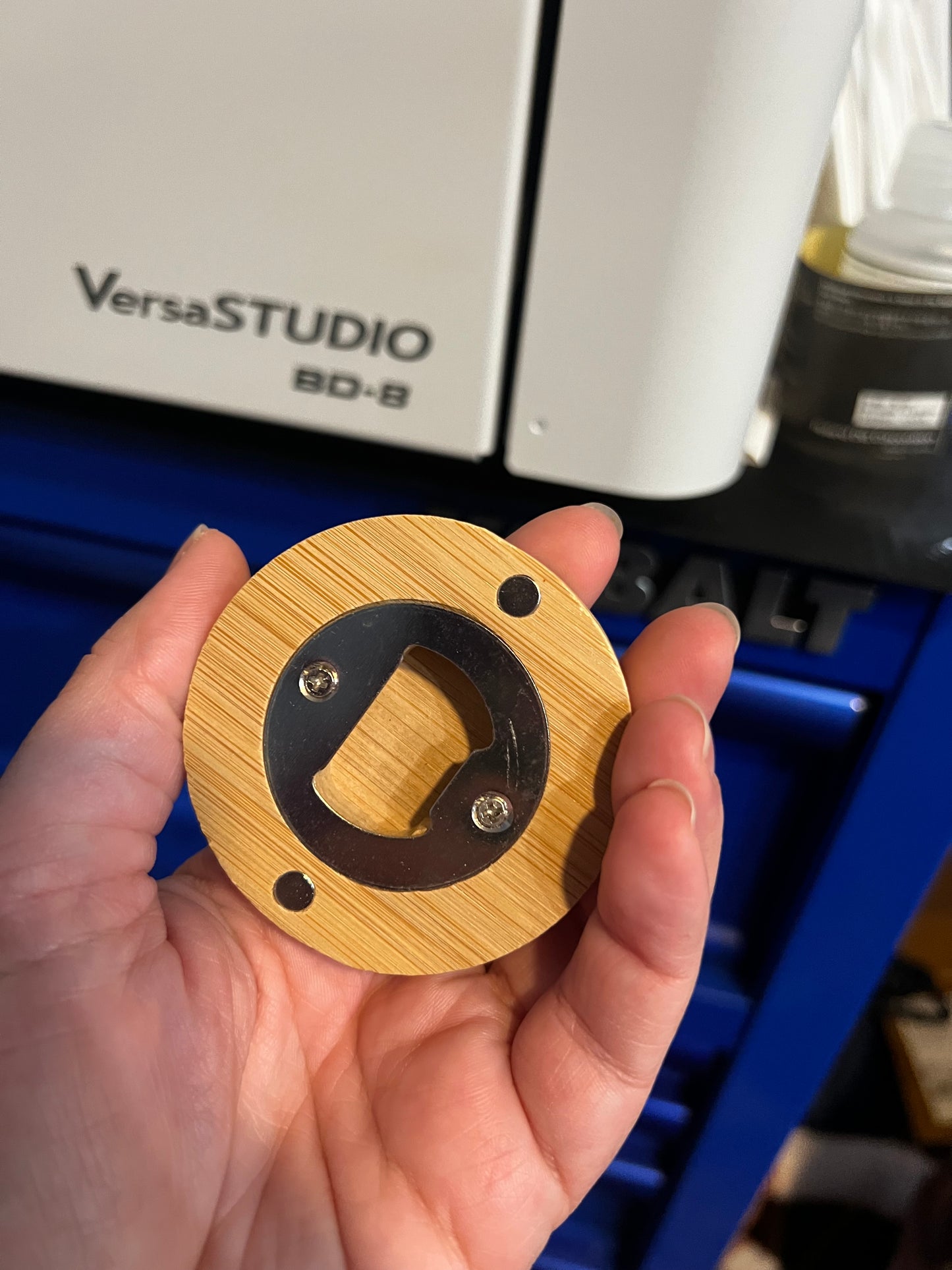 RTP magnet wood bottle opener