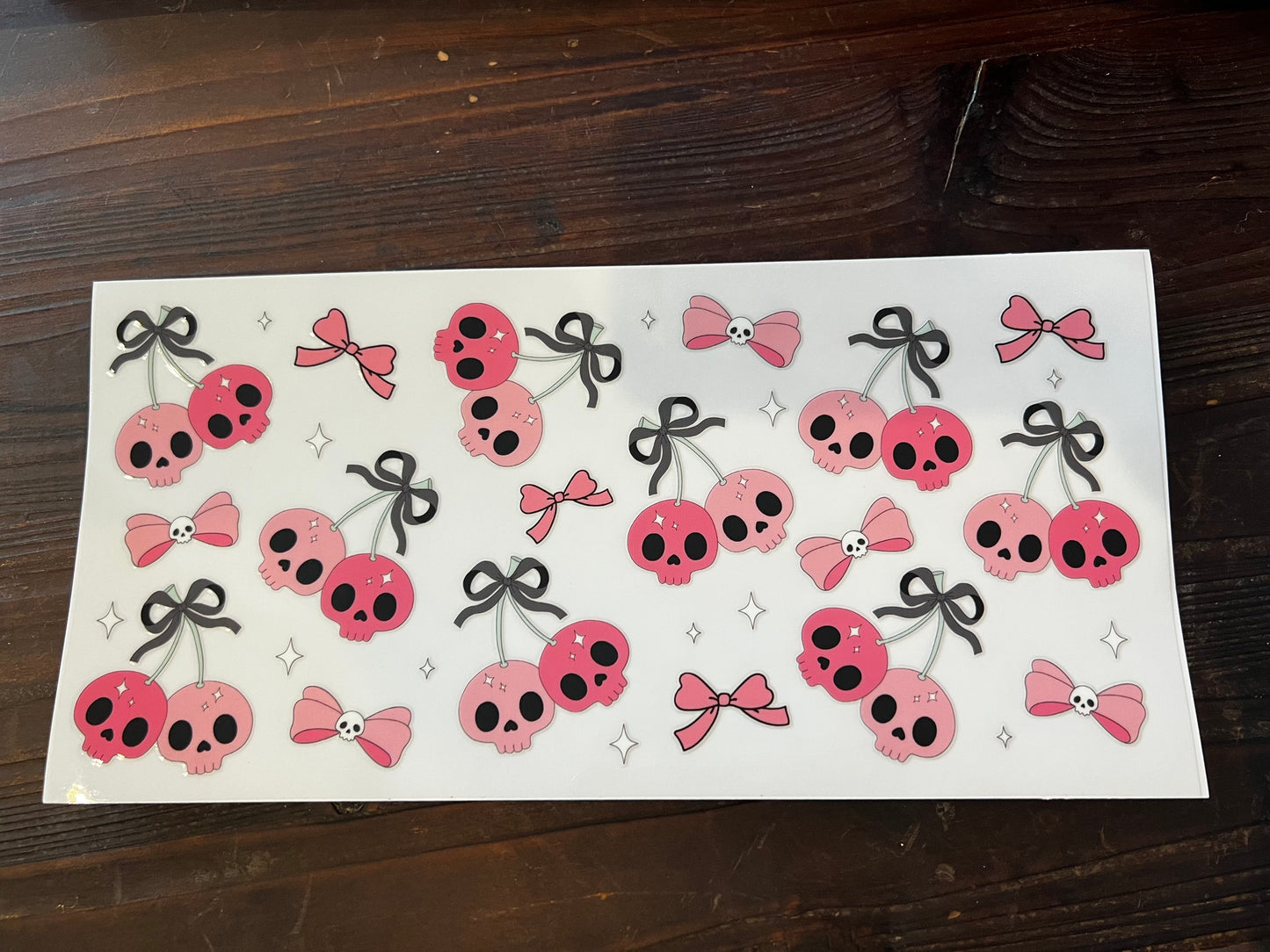 Skull cherry wrap