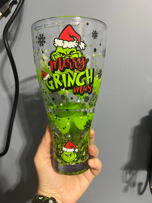Merry Grinchmas lava cup 24oz