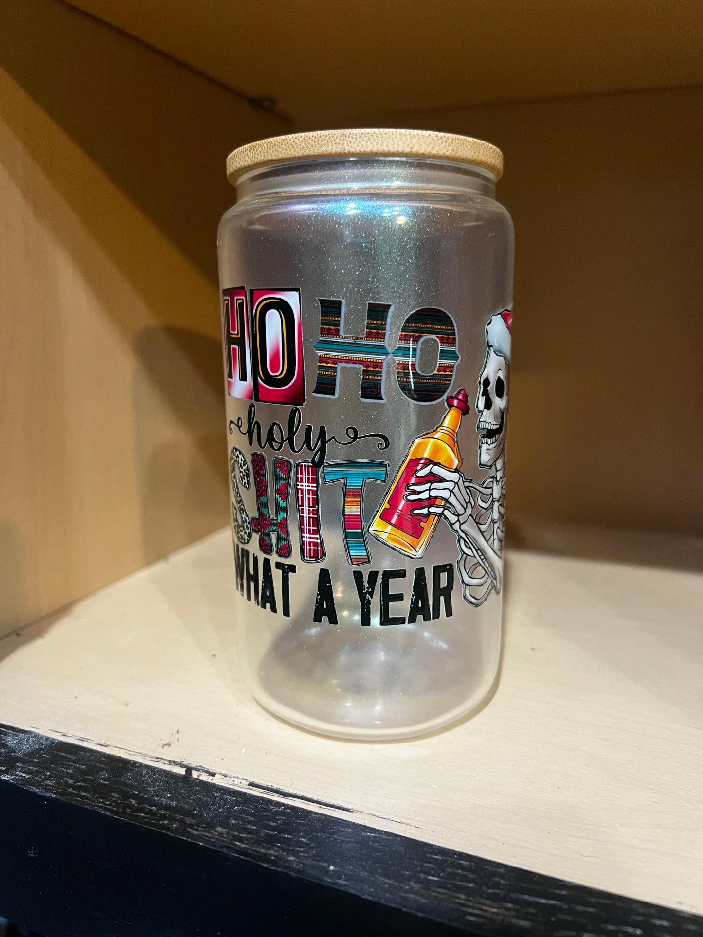 16oz RTS jelly beer can glass