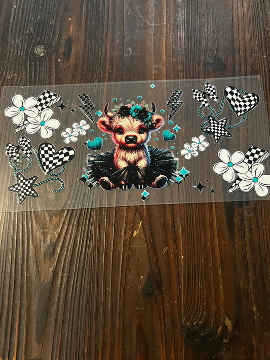 Emo Highland Cow Wrap