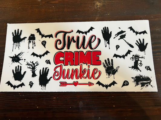True crime junkie wrap