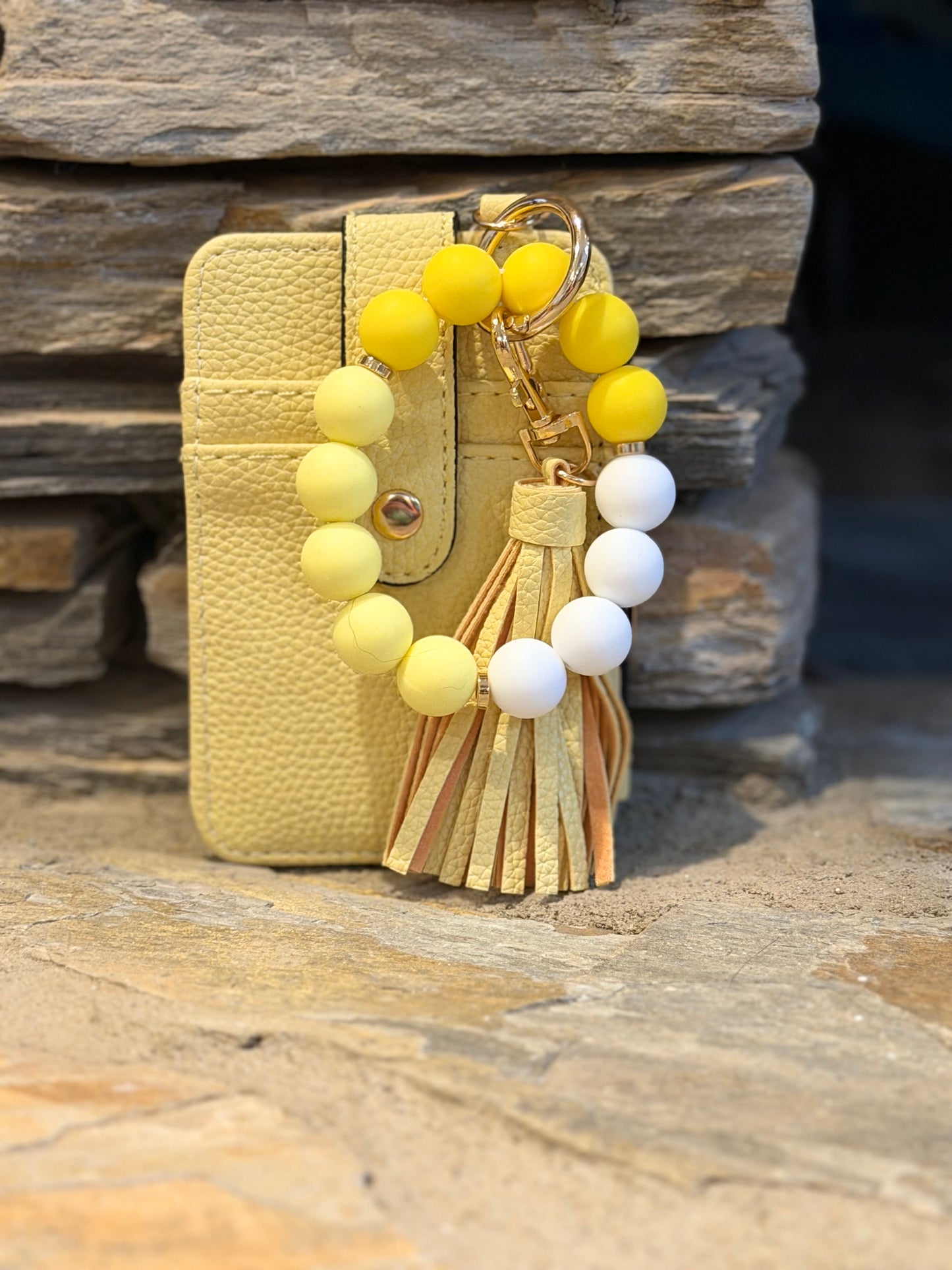 RTP wristlets with beaded wrist strap