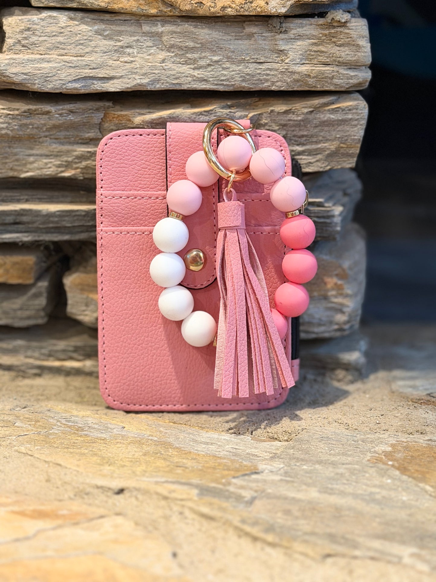 RTP wristlets with beaded wrist strap