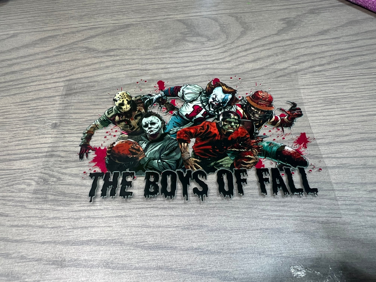 UVDTF fall wraps 16oz beer can