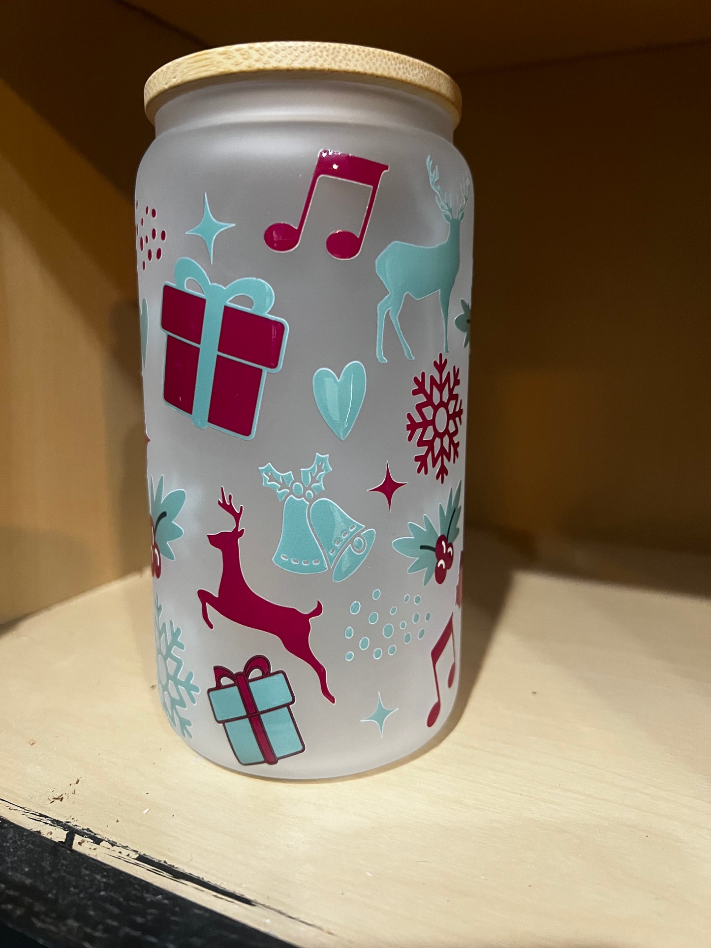 16oz RTS jelly beer can glass