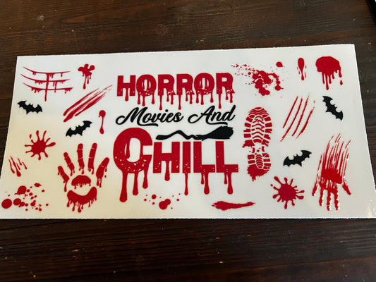 Horror movies and chill wrap