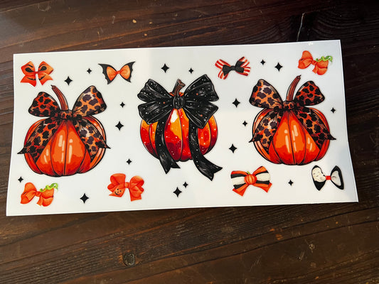 3 large pumpkins wrap