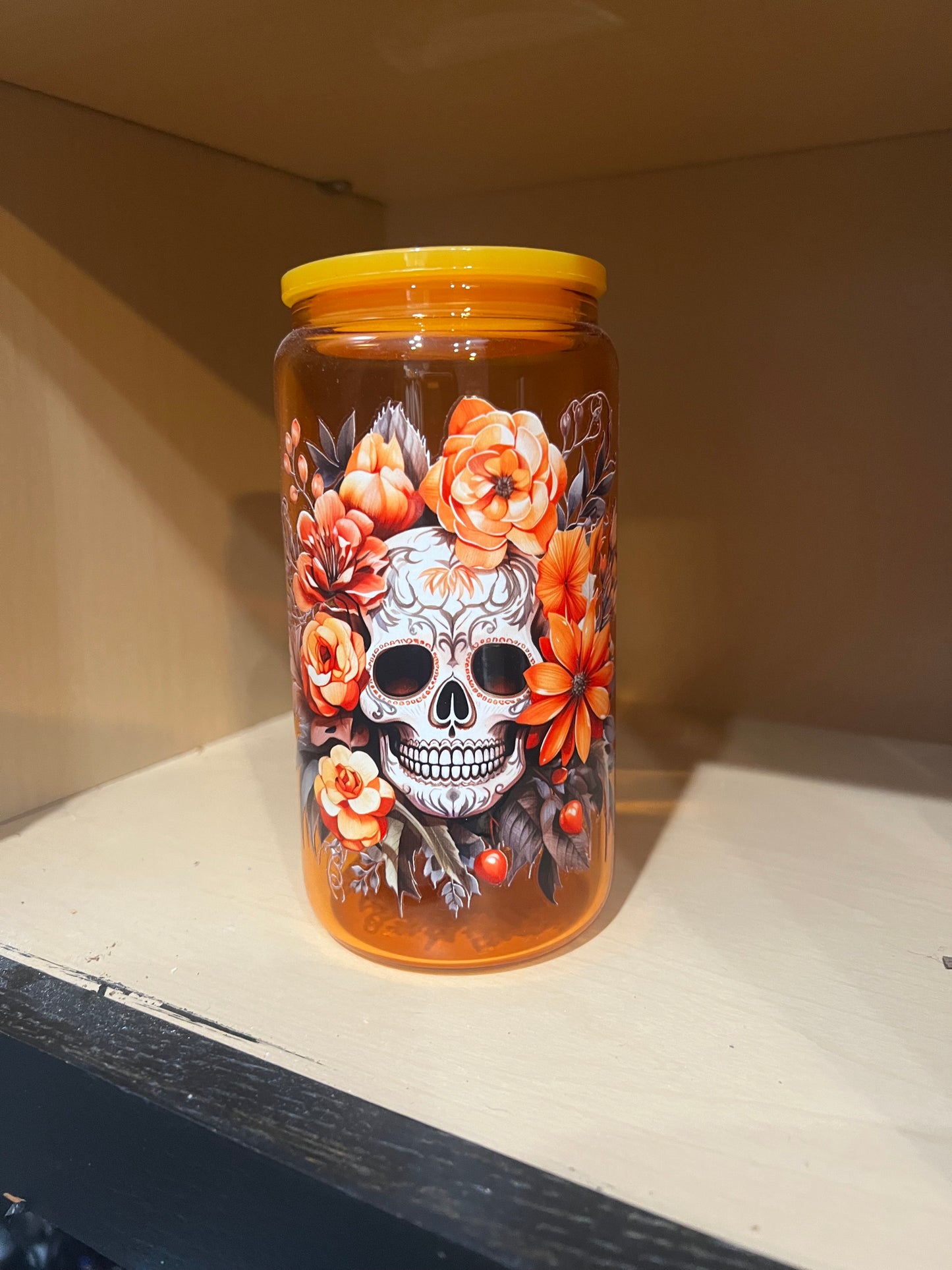 16oz RTS jelly beer can glass