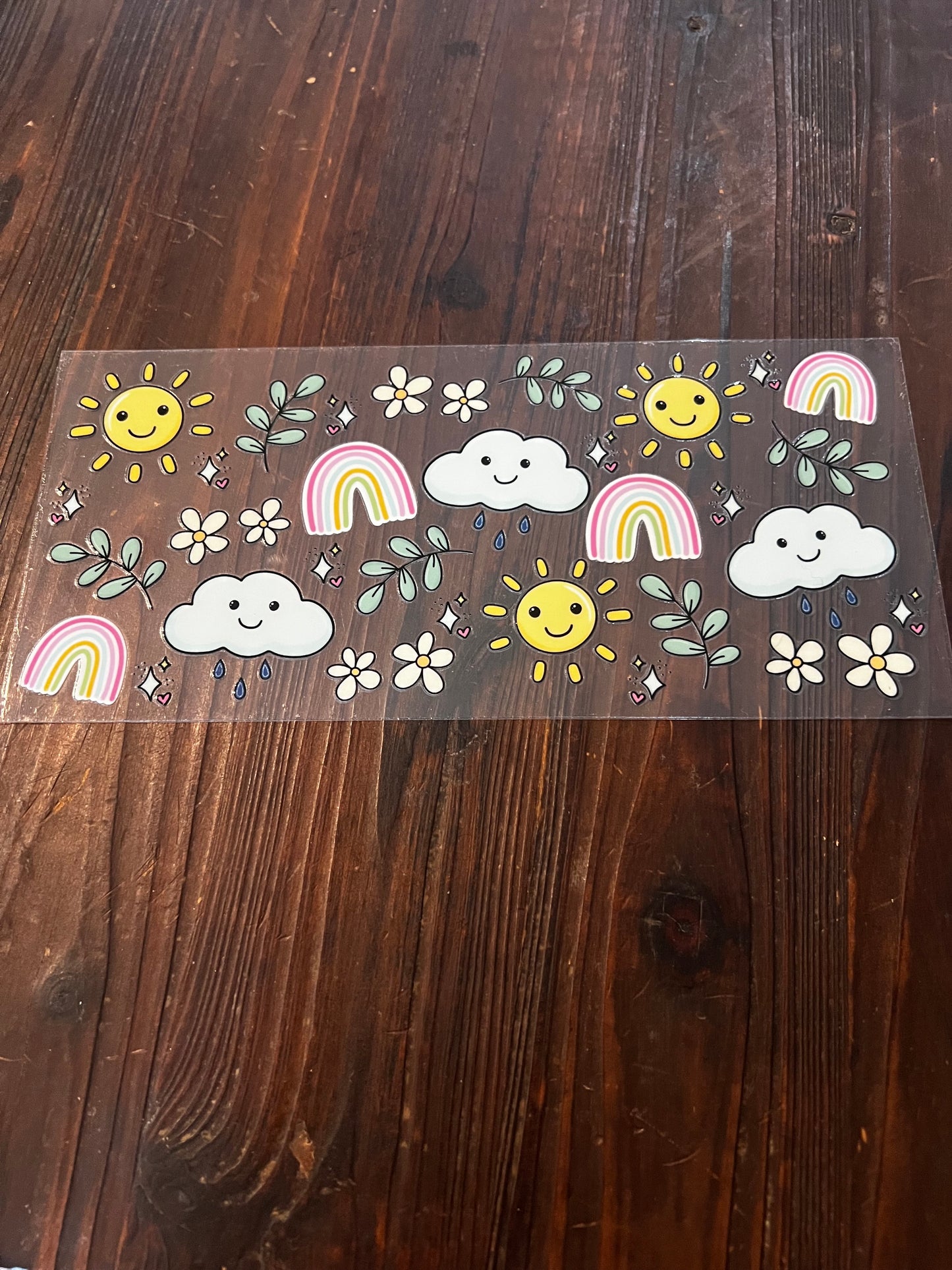Rainbows and clouds wrap