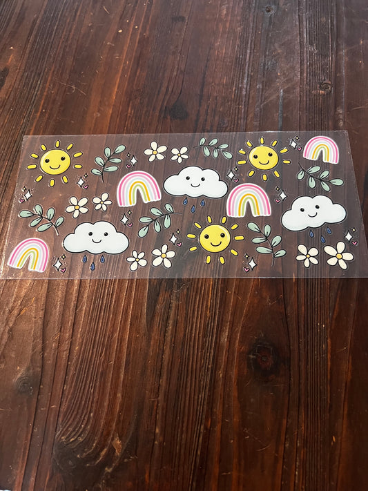 Rainbows and clouds wrap