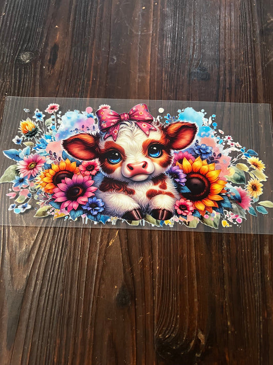 Floral cow wrap