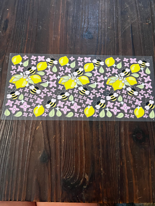 Lemons and bumblebee wrap