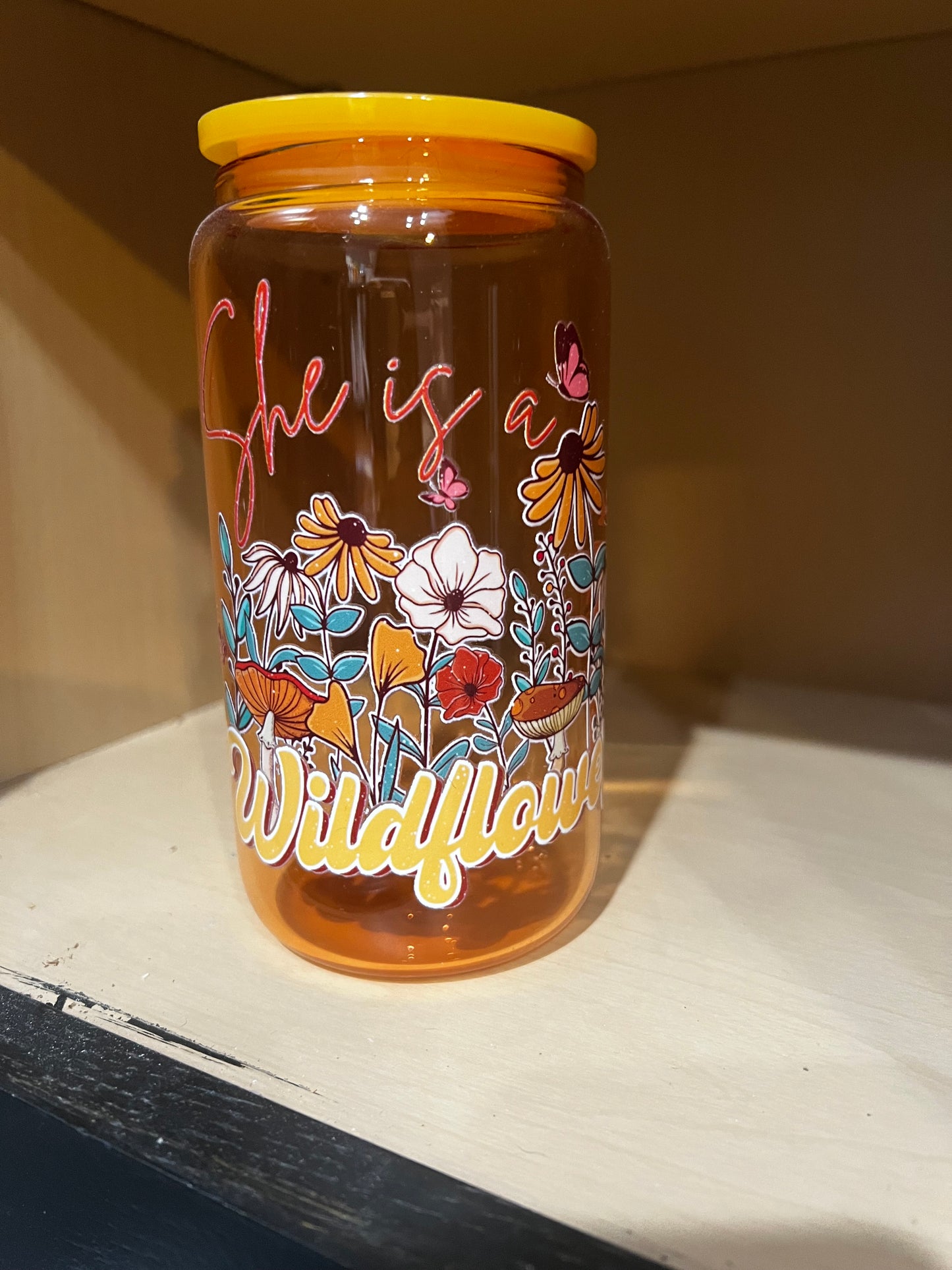 16oz RTS jelly beer can glass