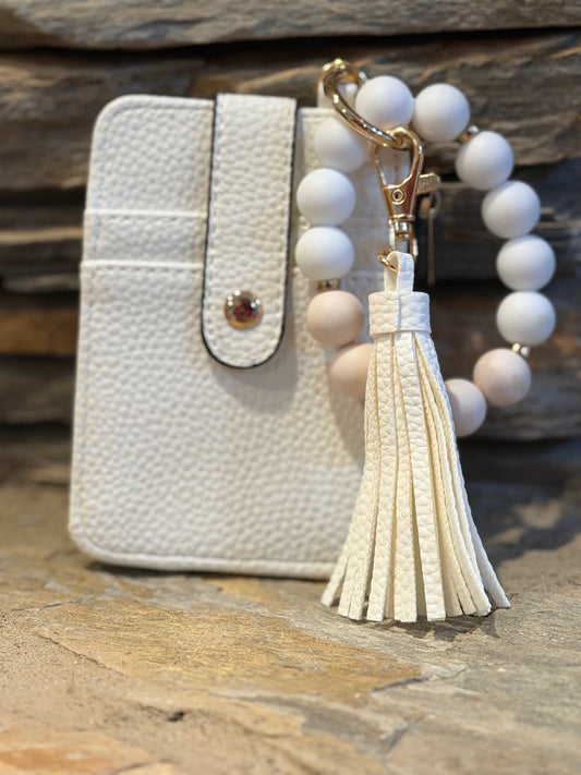 RTP wristlets with beaded wrist strap