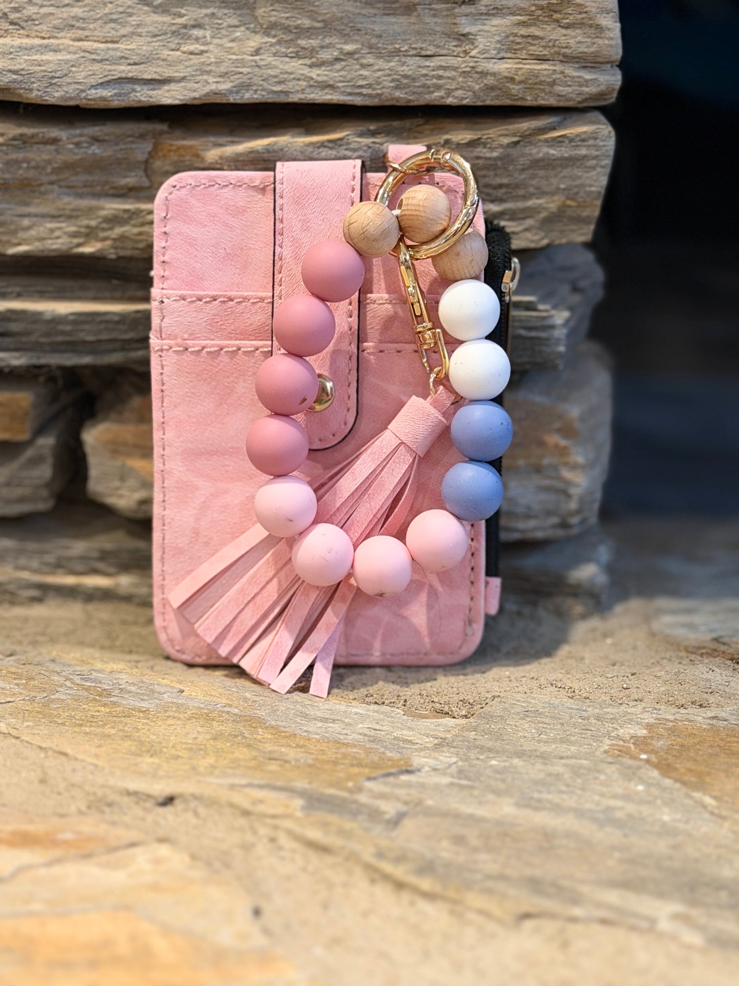 RTP wristlets with beaded wrist strap