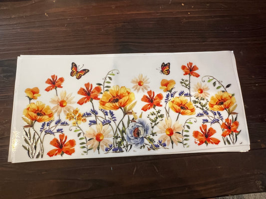 Yellow flowers wrap