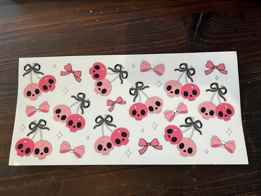 Skull cherry wrap
