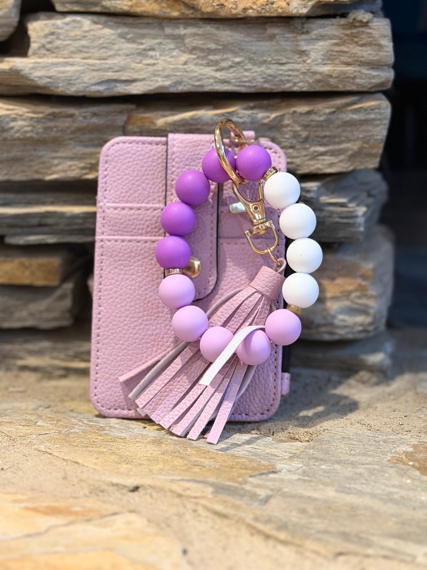 RTP wristlets with beaded wrist strap