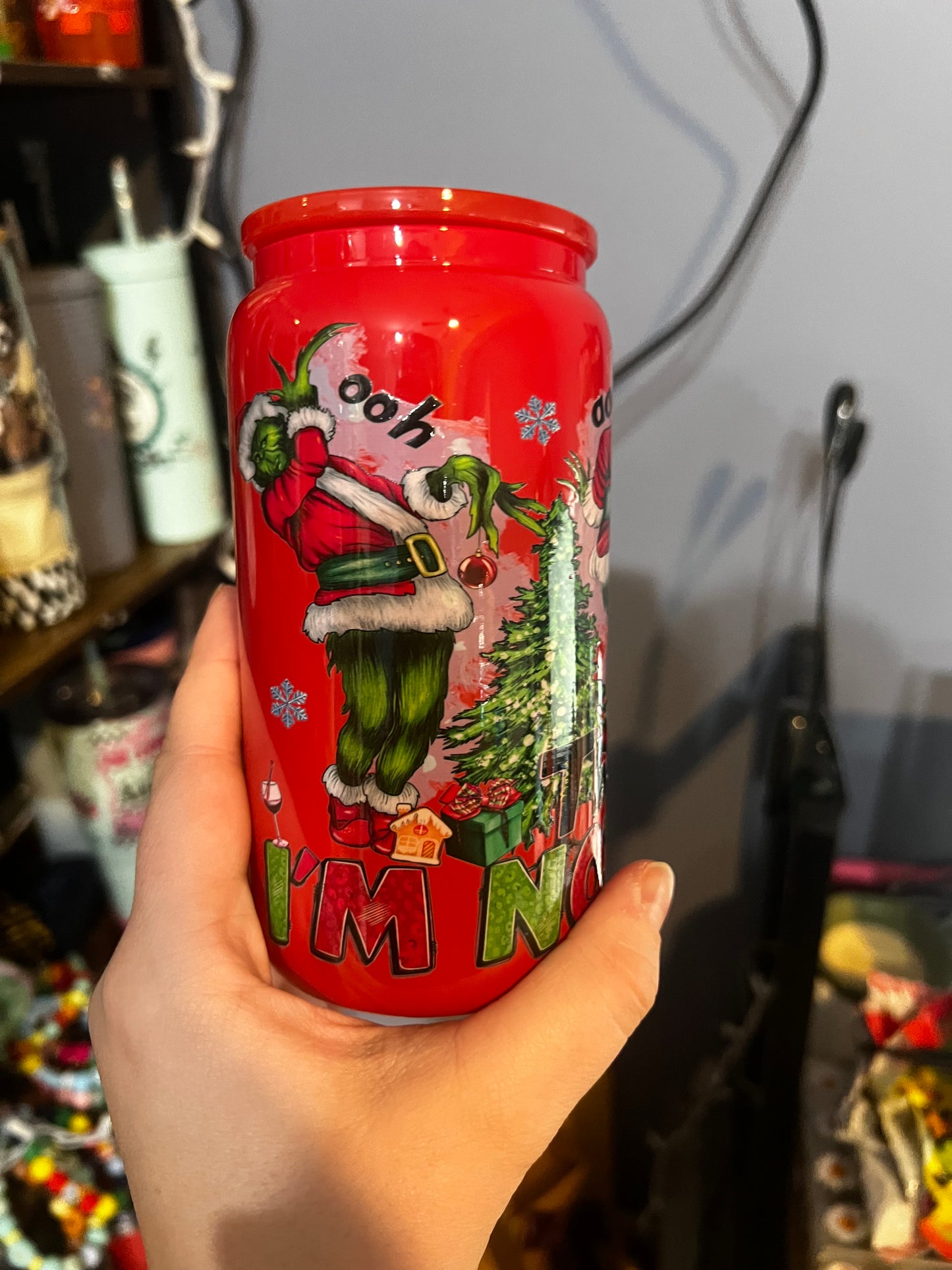 16oz RTS jelly beer can glass