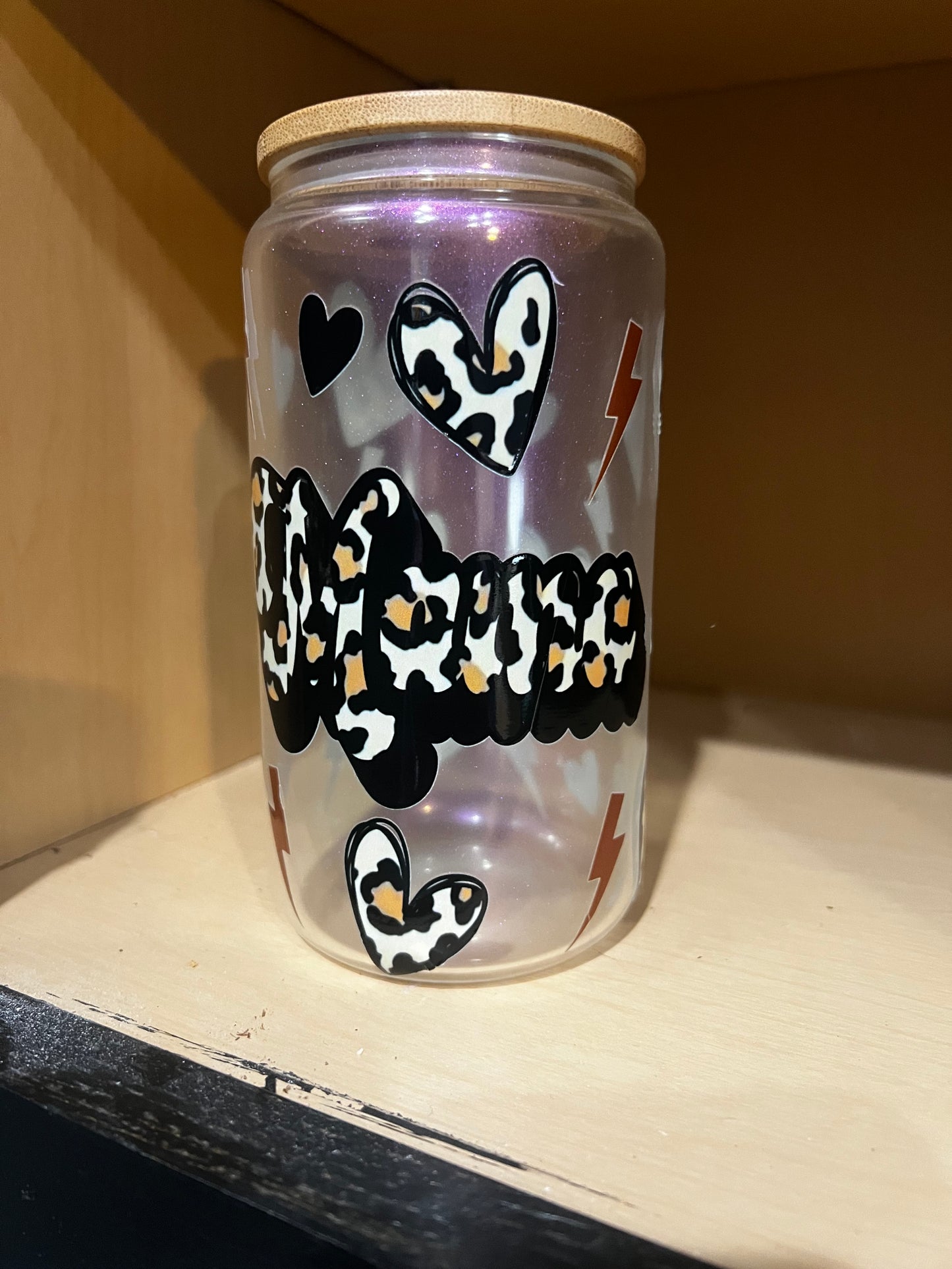 16oz RTS jelly beer can glass