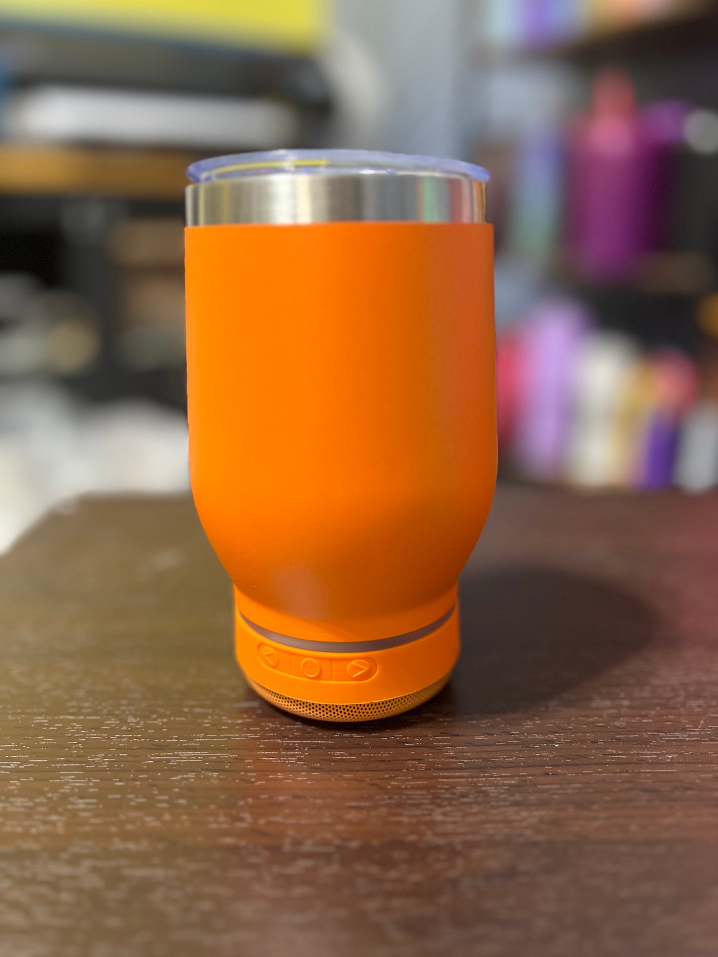 14oz Bluetooth speaker wine cup