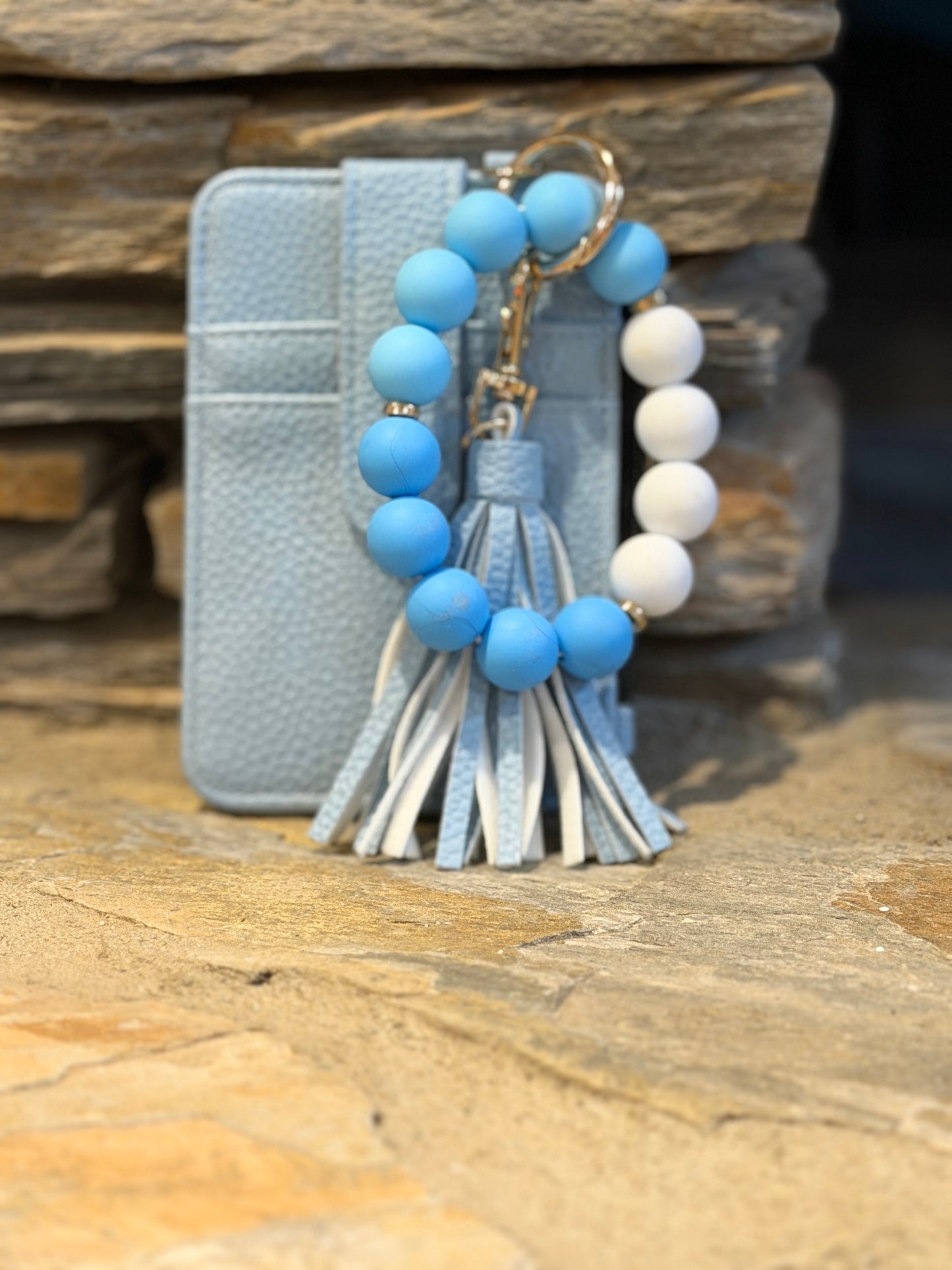 RTP wristlets with beaded wrist strap