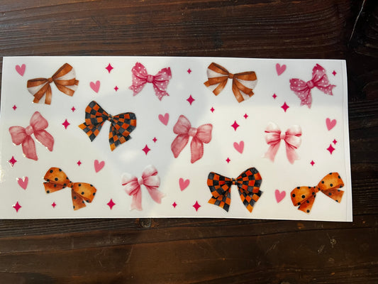 Halloween bow wrap