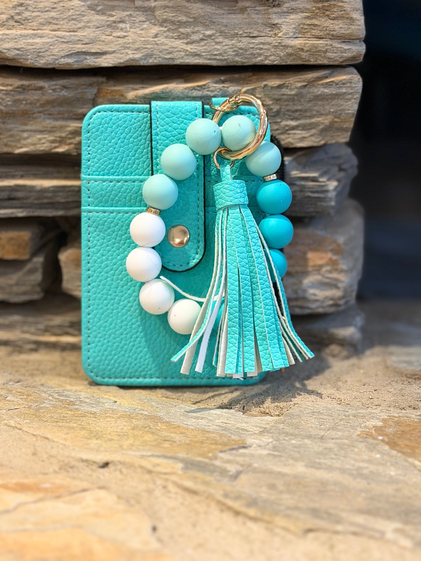 RTP wristlets with beaded wrist strap