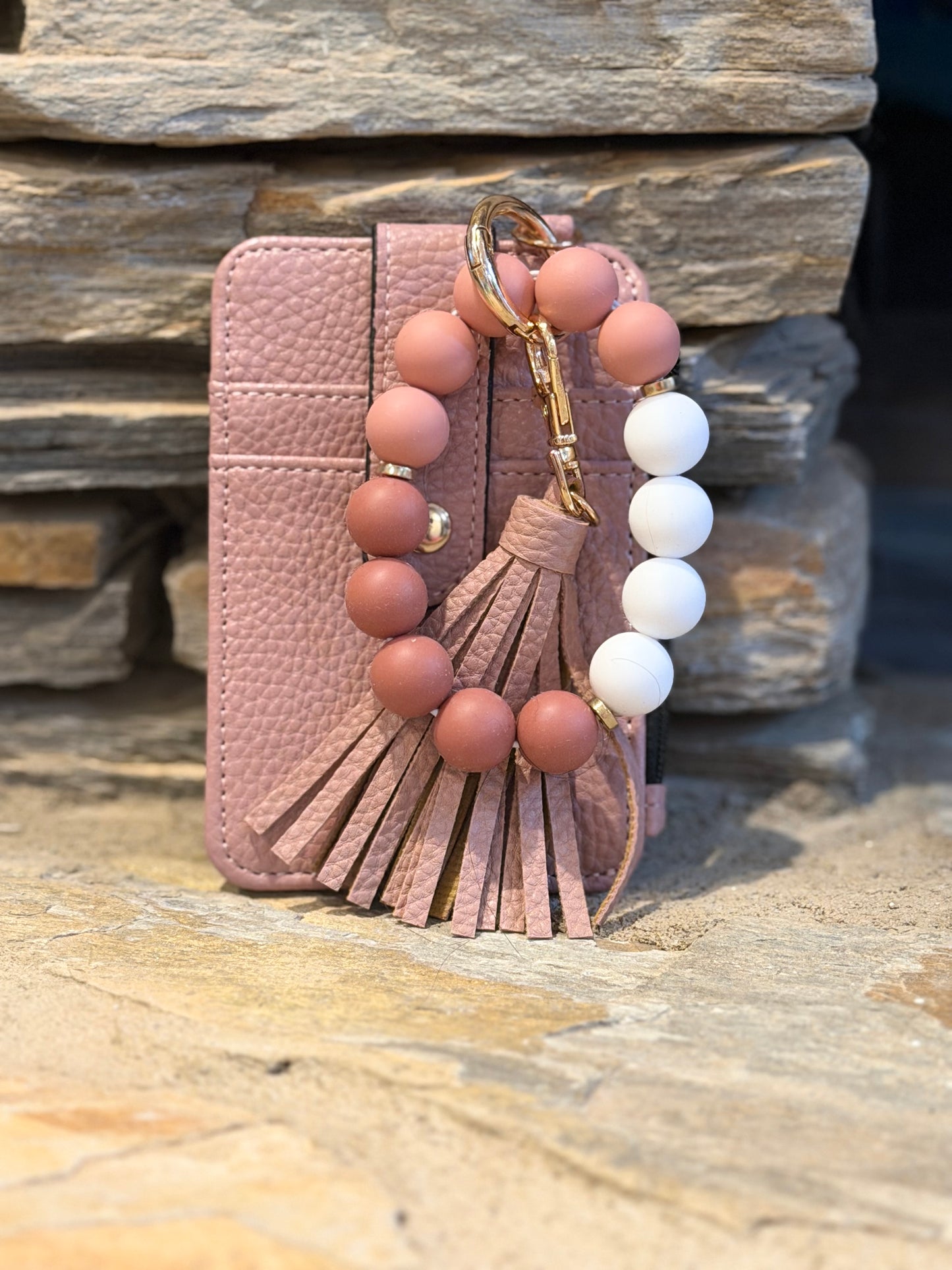 RTP wristlets with beaded wrist strap