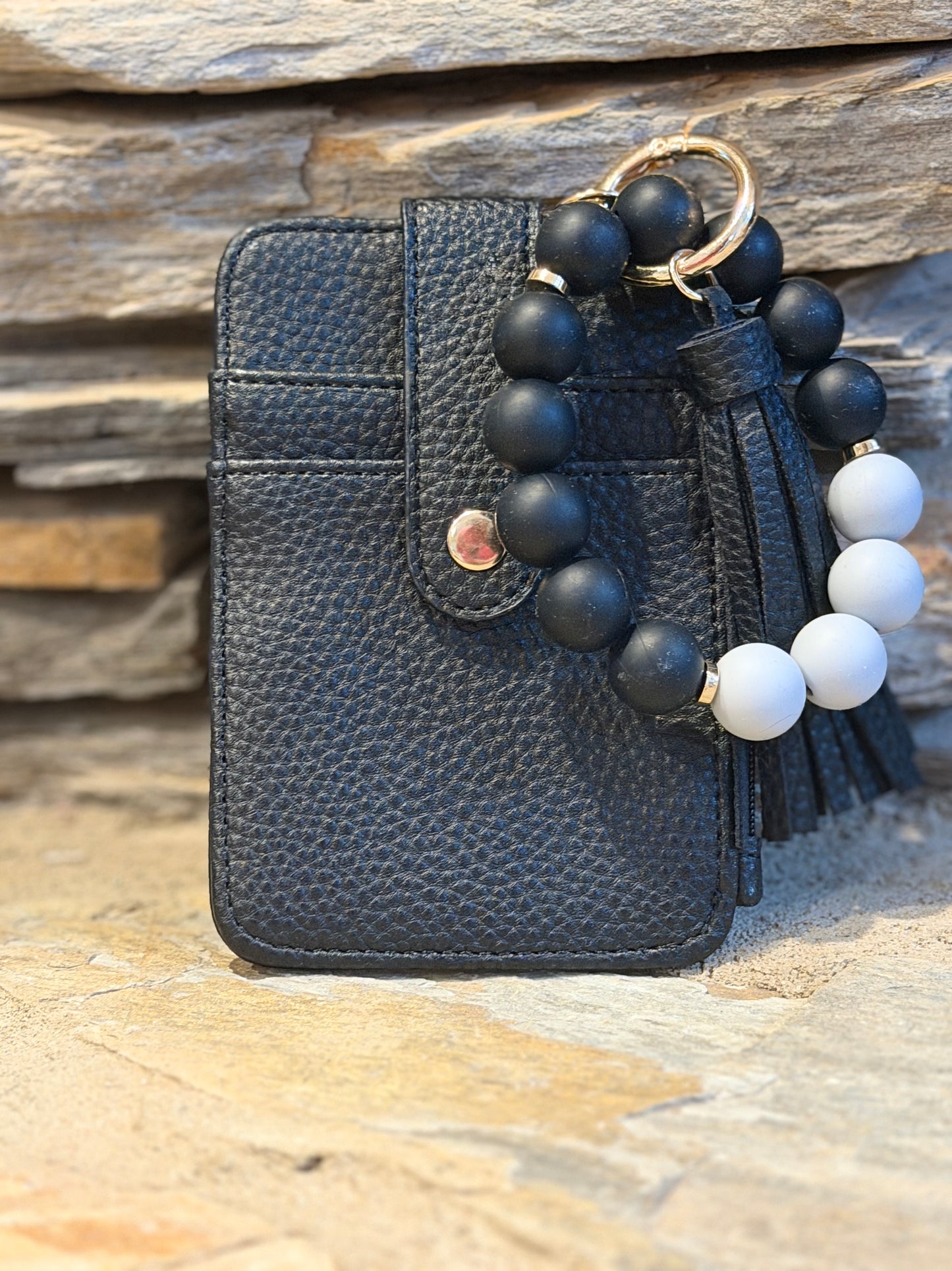 RTP wristlets with beaded wrist strap