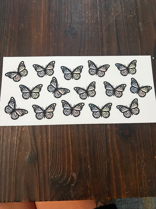 Green butterflies