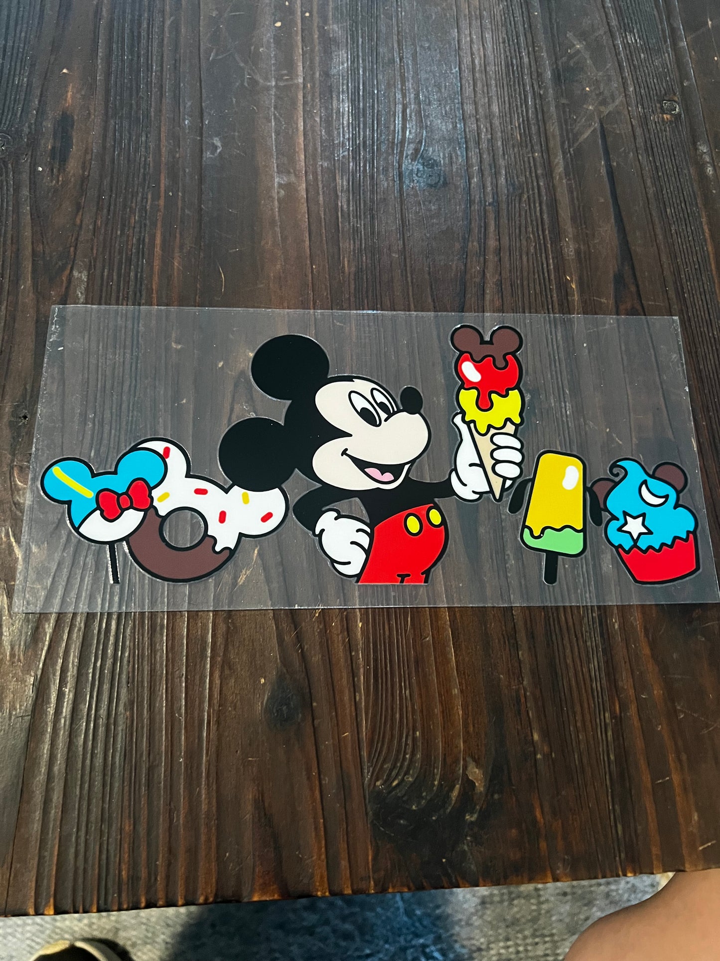 Mickey and ice cream wrap