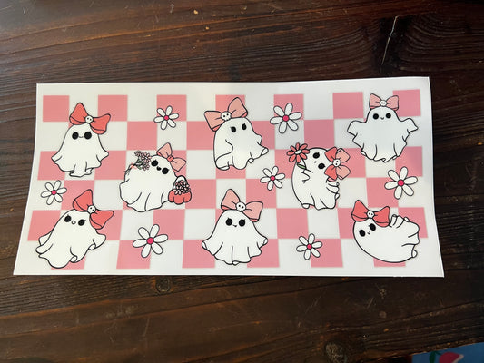 Checkered ghost wrap
