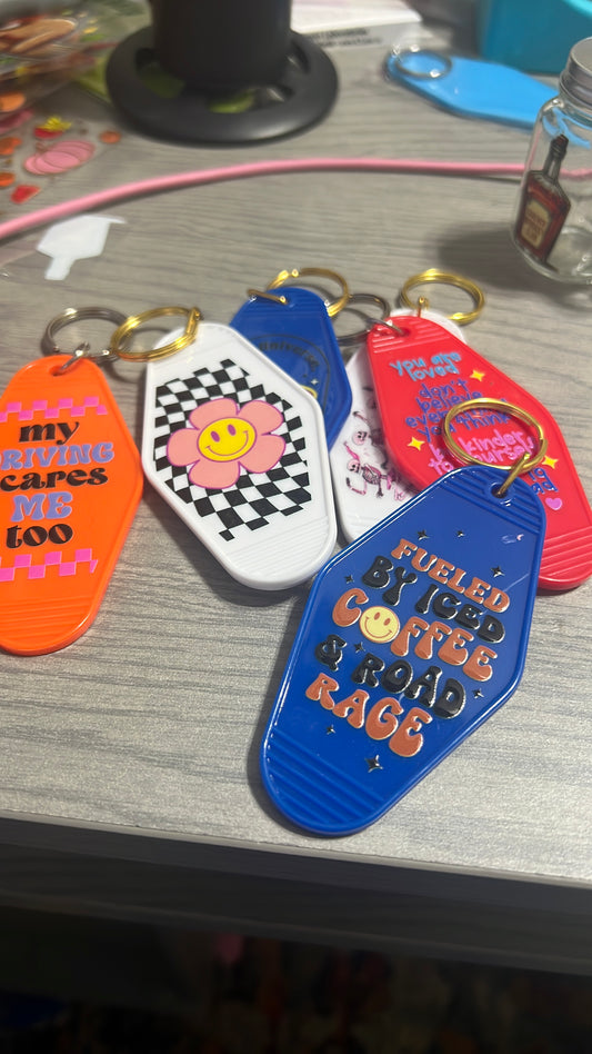 Motel Keychains