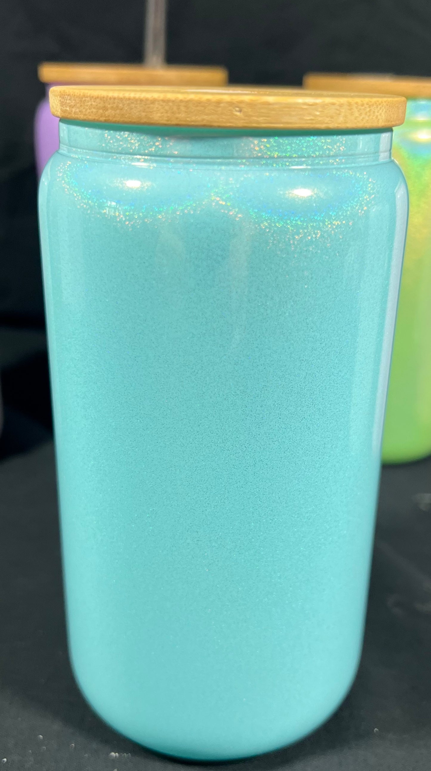 16 oz Shimmer Glass Can