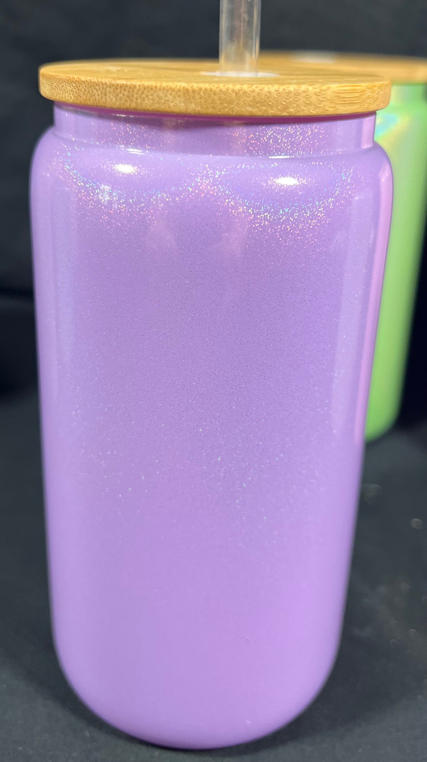 16 oz Shimmer Glass Can