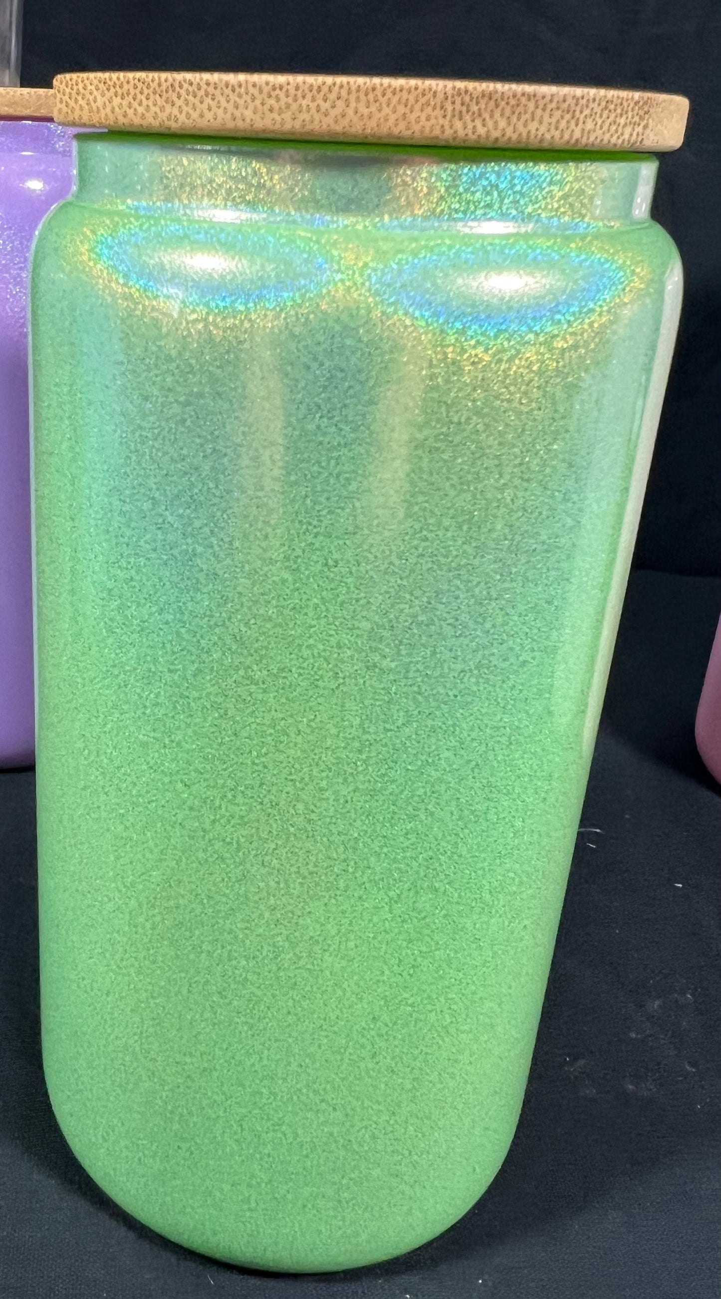 16 oz Shimmer Glass Can