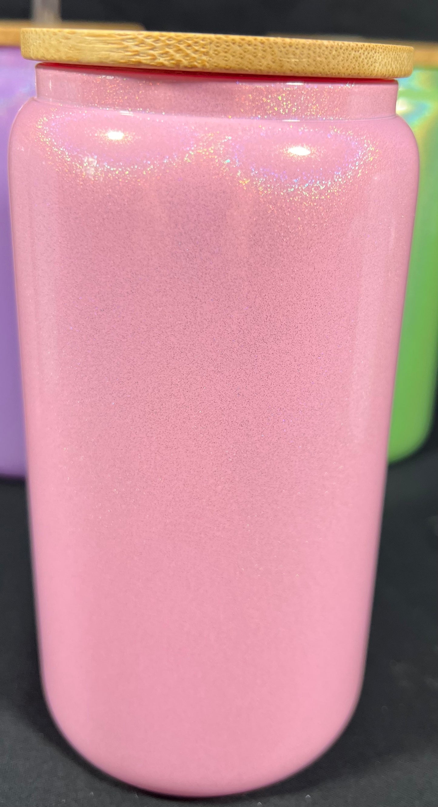 16 oz Shimmer Glass Can