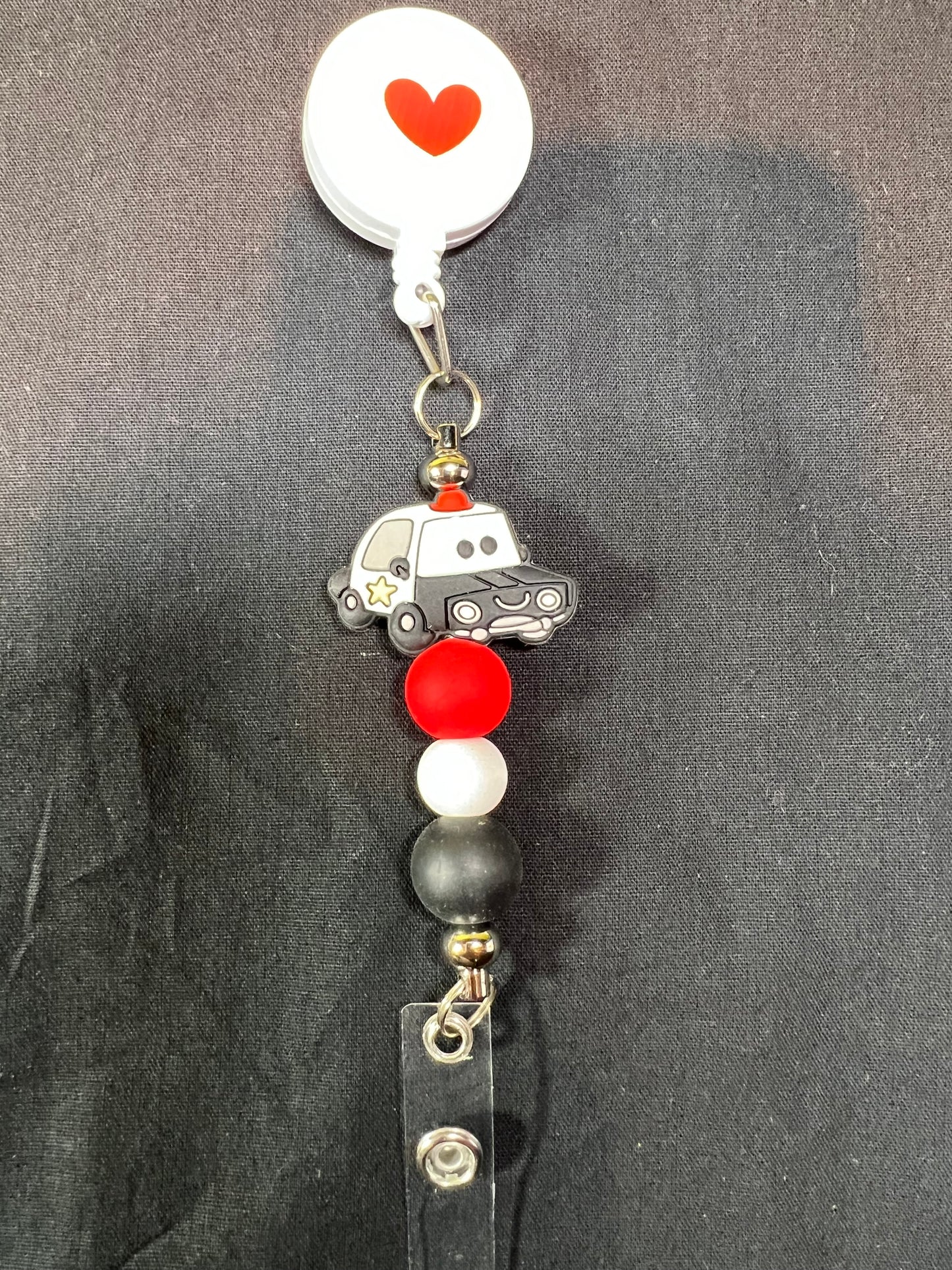 Beaded Badge Reel