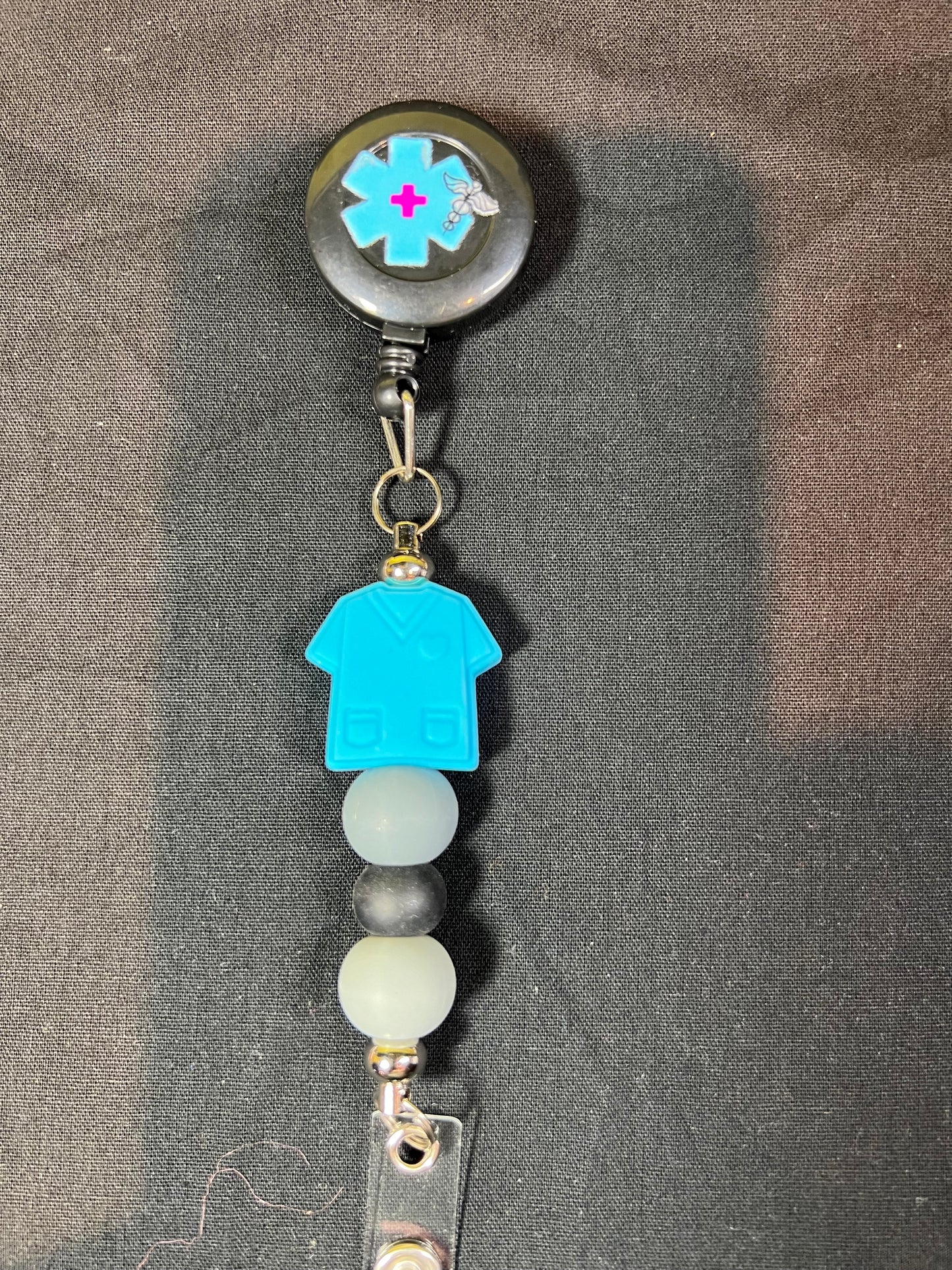 Beaded Badge Reel