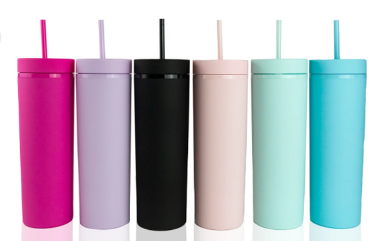 22oz Matte Skinny Tumbler