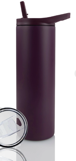 20oz POWDER COATED DUO SKINNY TUMBLER - WINTER WONDERLAND COLLECTION